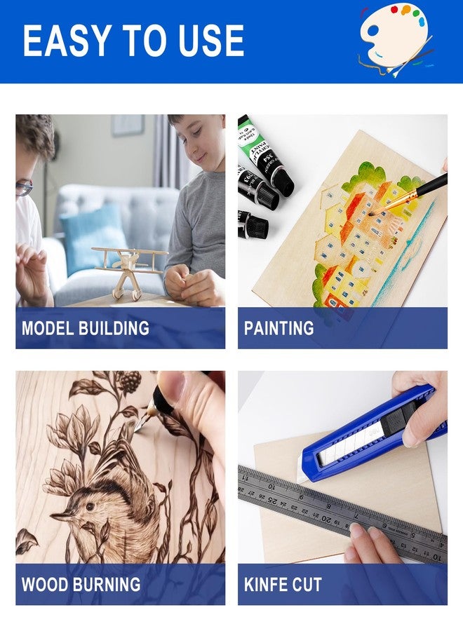 ROOT KRAFT MDF Sheets for Laser Cutting, Thin MDF Board Unfinished for Crafts, DIY Architectural Models Making, Engraving, Burning Product - Image 4